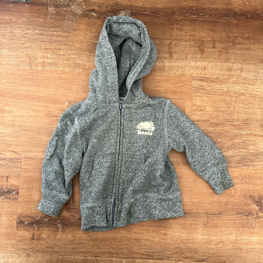 12-18months roots grey hoodie